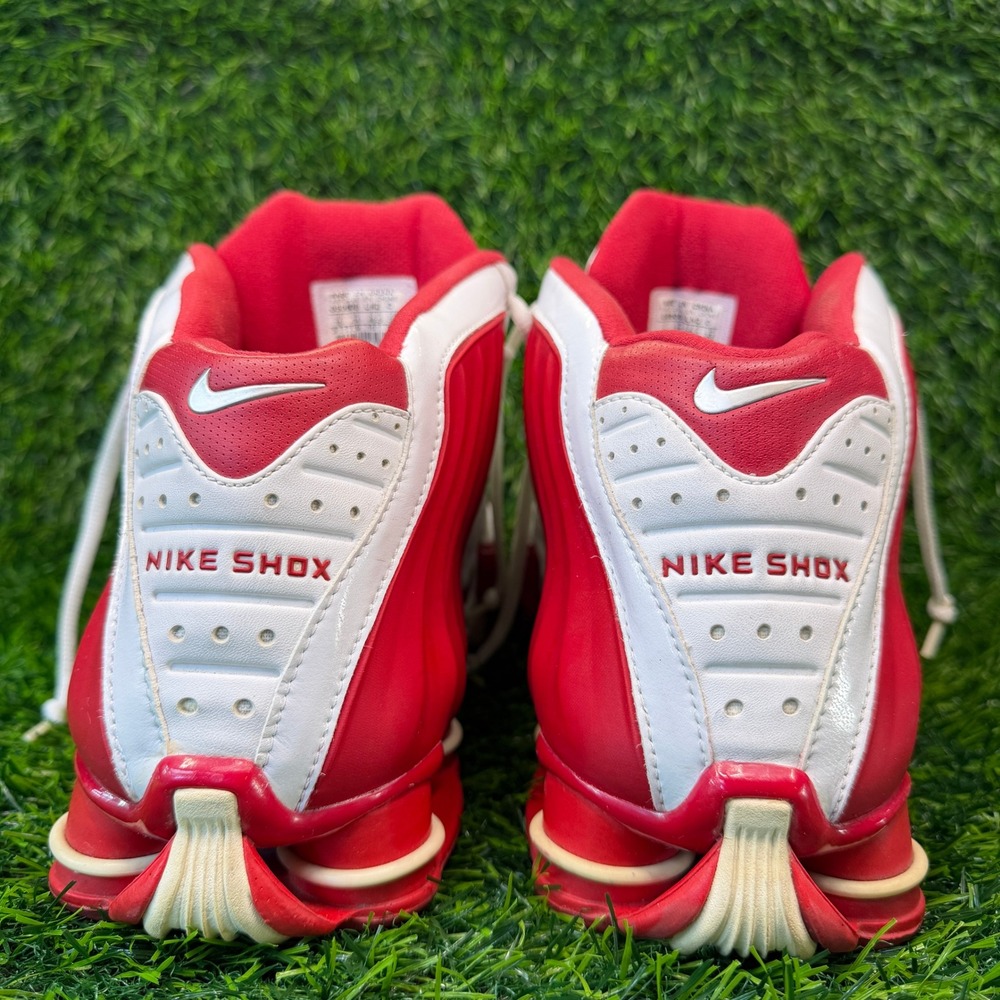 Nike Shox Elevate White Varsity Red Basketball Shoes Mens 15 Flight Vintage 2005 - Picture 4 of 9